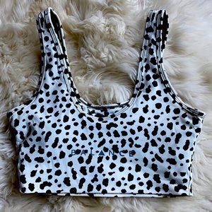 Balance Athletica - snow leopard bra - SM